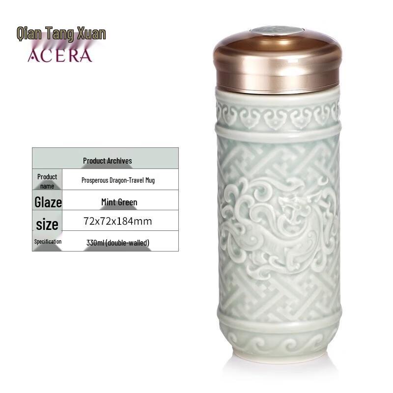 LOHAS Living Ceramic Prosperous Dragon Cup