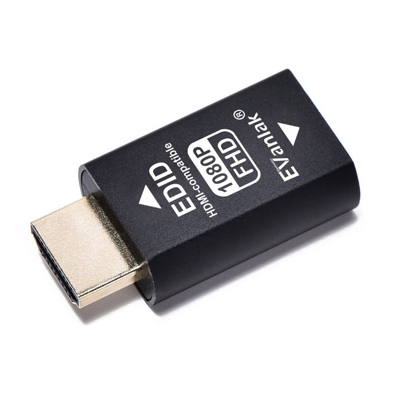 

Эмулятор HDMI EDID EVanlak Passthrough 3-го поколения, алюминий премиум-класса
