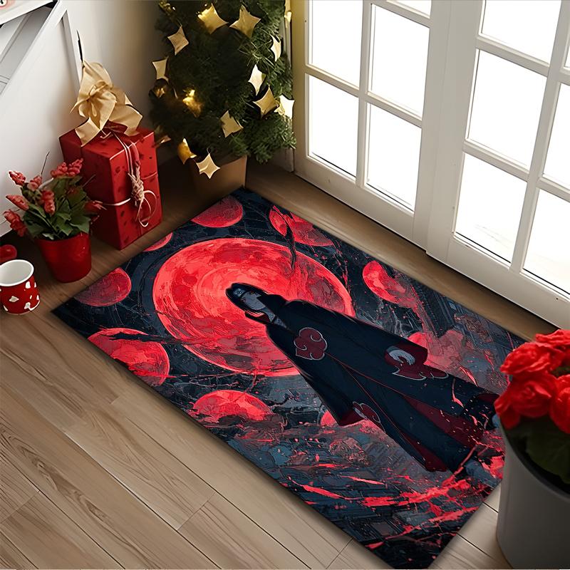 1pc naruto Rug, Digital Printed Home Chair Sofa Mat, Durable Office Area Carpet, Beautiful Festival Decorations