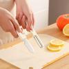 Multi-Functional Split‑Design Multi‑Purpose Fruit Knife, Portable Stainless Steel Peeler & Cutter With 135 Degree  Rotatable Peeling