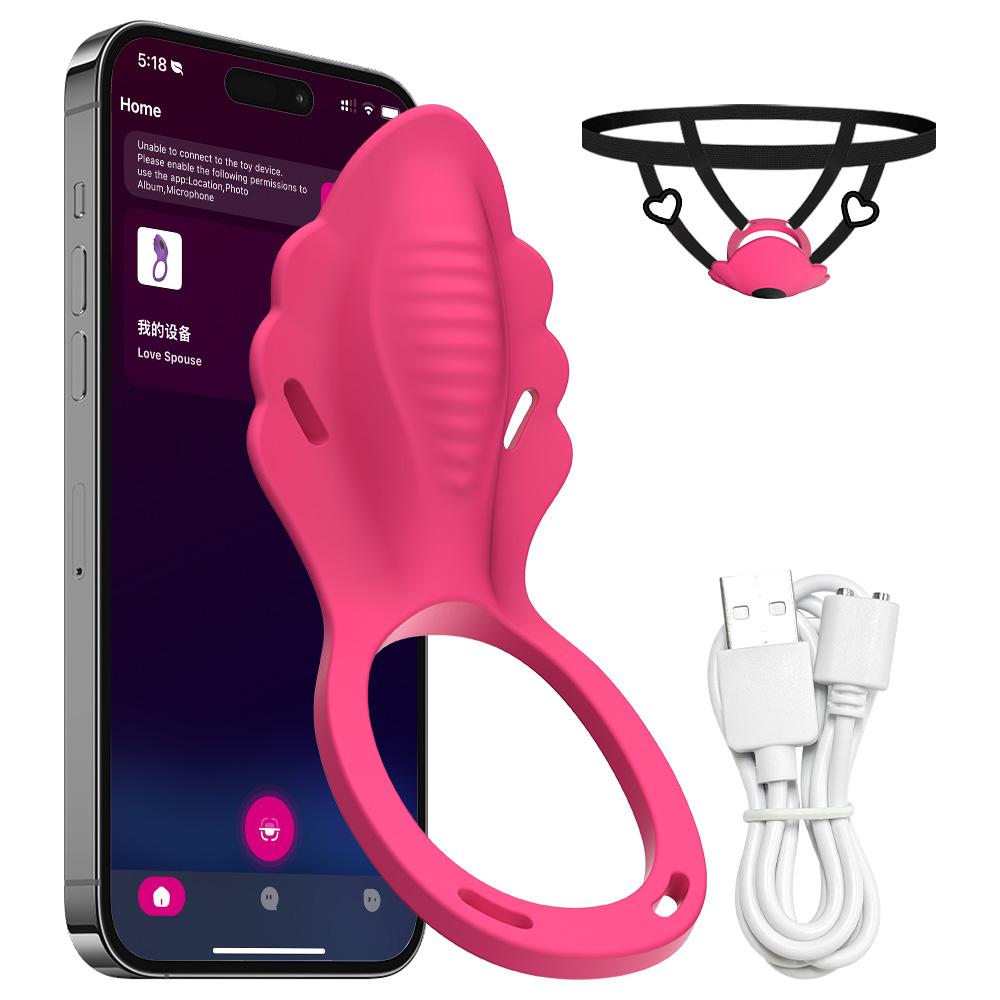 APP Control Vibrator for Women Vibrating Penis Ring Clitoral Stimulator Female Wearable Panty Sex Toy for Couple Sexual Pleasure