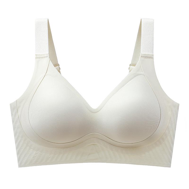Tila Seamless Jelly Support Shaping Bra - Wirefree, Anti-Sagging, Fixed Cup for Small Chest