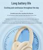 ANC Wireless Over-Ear Bluetooth Headphones with Heavy Bass and Active Noise Cancelling for Sports and Gaming