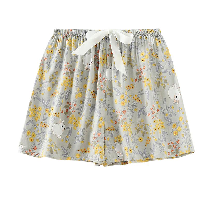 

1PC Sleep Clothes 2025 Sleepwear Loose Women & Girls Large Size Summer Cute Floral Printed Shorts Pajamas