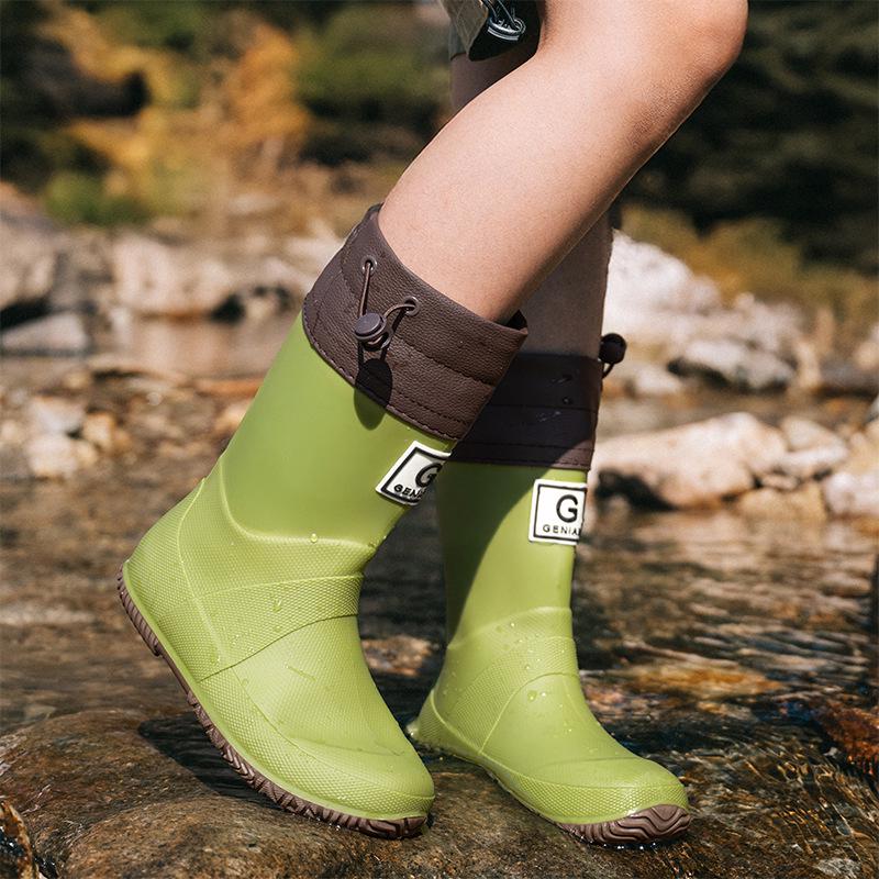 Kids' Waterproof  Rain Boots: Non-Slip, Lightweight, Foldable for Boys and Girls