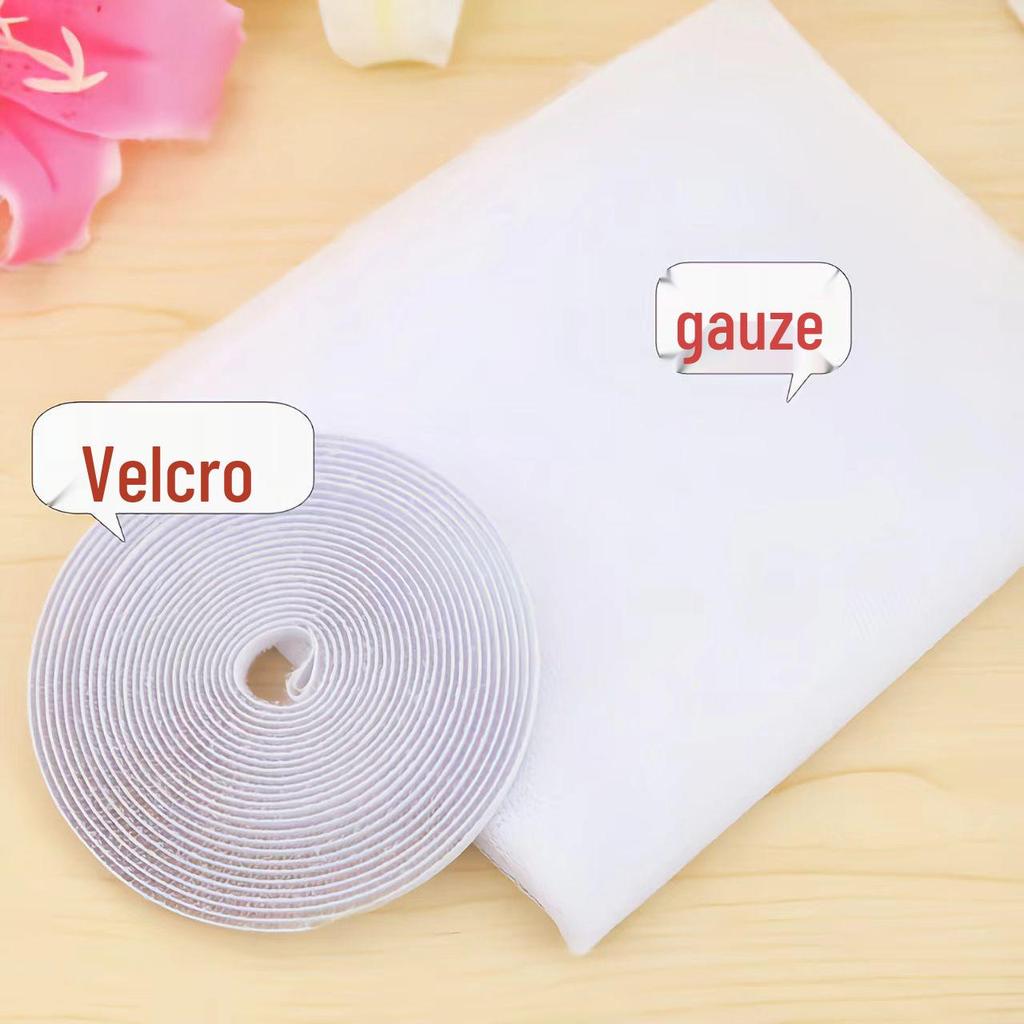 Mosquito Net with Velcro - Invisible, No-Drill, Self-Adhesive, Household Window Screen