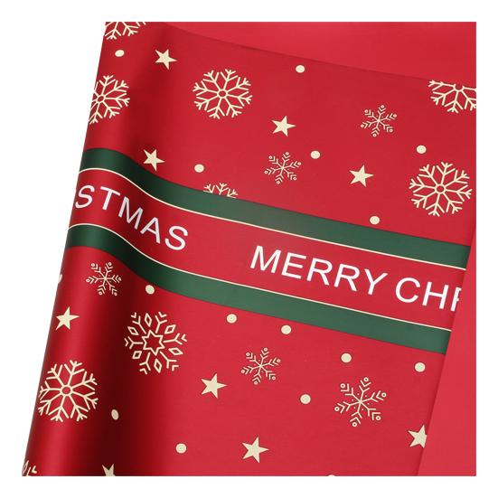 20 Sheets Christmas Wrapping Paper 22" X 22" Holiday Gift Wrap with Christmas Tree Snowflake Pattern for Party DIY Crafts Presents