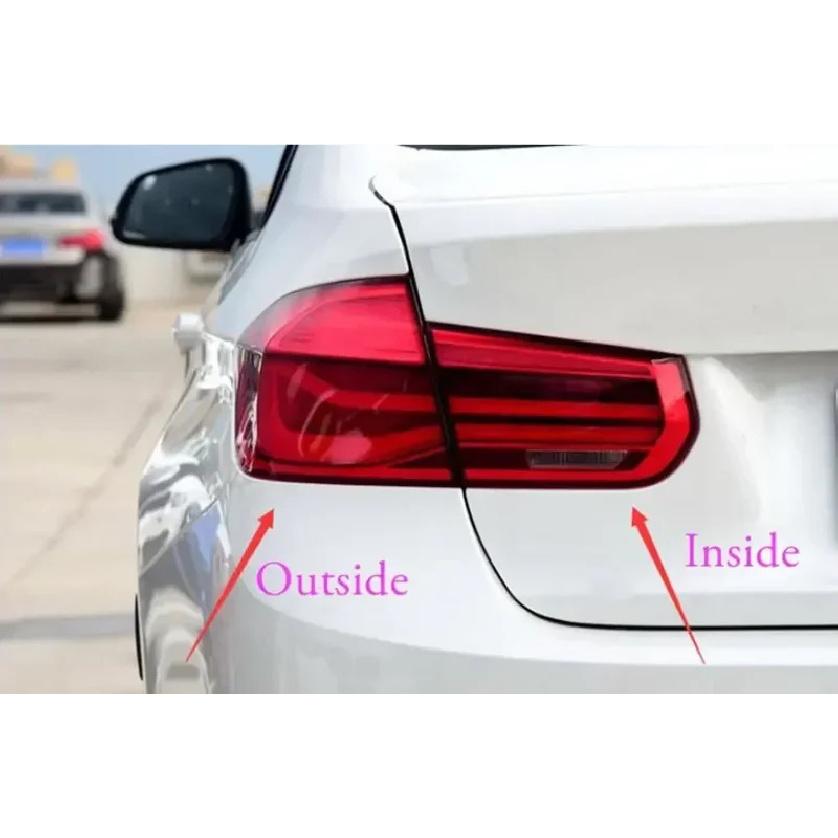 For BMW 3 Series F30 F35 316 318 320i 2016 2017 2018 2019 Rear Tail Lamp Cover Brake Lights Shell Replace The Original Lampshade
