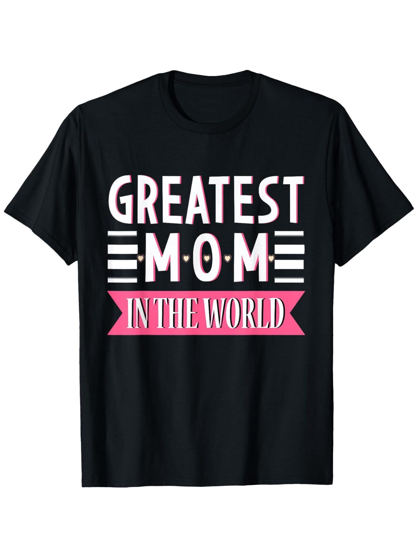 Greatest Mom in The World T Shirt S разноцветный