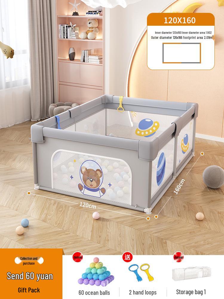 Baby Safety Playpen & Crawling Mat: Indoor Fabric Barrier for Toddlers