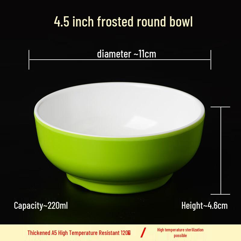 Durable Round Melamine All-Purpose Bowl