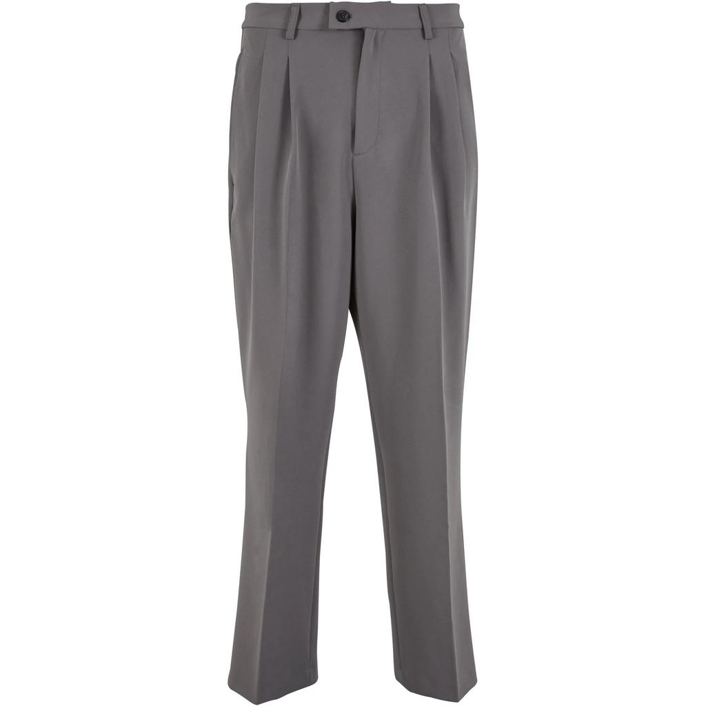 Urban Classics Mens Double Pleat Trousers