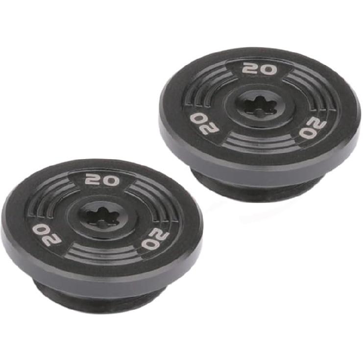 2pcs Black Golf Weights Replacement for Taylormade TP Reserve Putters 2.5g To 20g for Option