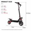BOYUEDA Q7Pro Max Electric Scooter 2*1600W Dual Motor 52V28A Battery Adult Off-road E-Scooter 10 Inch City Commuting EScooter