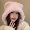 Winter Ear Protection Hat Fashion Bear Beanies Bonnet New Plush Earmuffs Cap