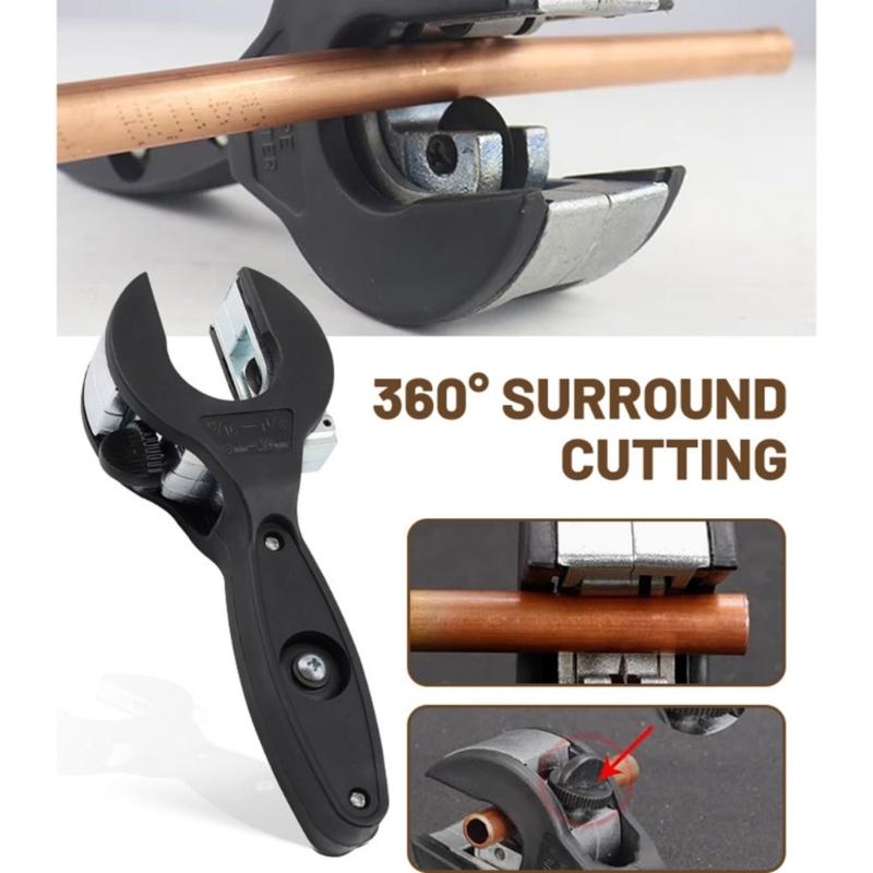 High Accuracy Ratchets Action Tube Cutting Tool Ratchets Styles Pipe Cutter For 8-29mm Diameter Metal Pipe