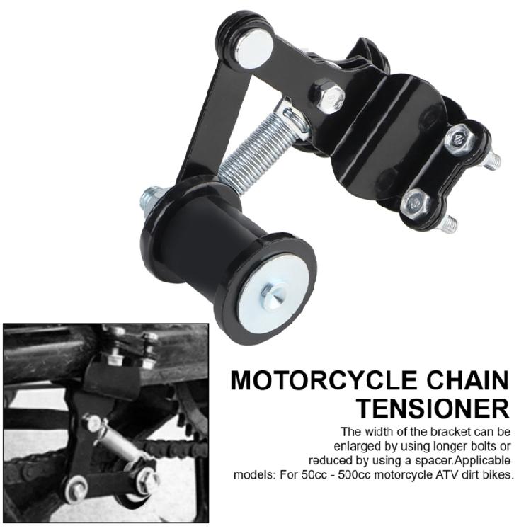 Precise Heavy Duty Aluminum Alloy Chain Tensioner Adjuster for Offroads Bike ATVs Ensures Optimally Riding Performances