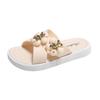 Fashion Slippers Women's Indoor Home Summer Outdoor Wear Non-slip Thick Bottom Wear-resistant Cute Bear Sandals