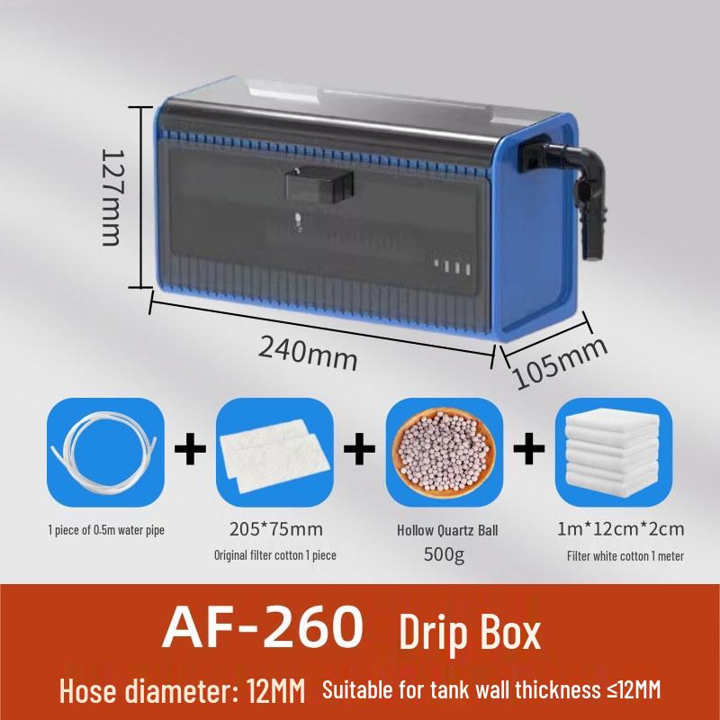 Top Filter System for Small Fish and Turtle Tanks: Purifies, Circulates, and Filters Water