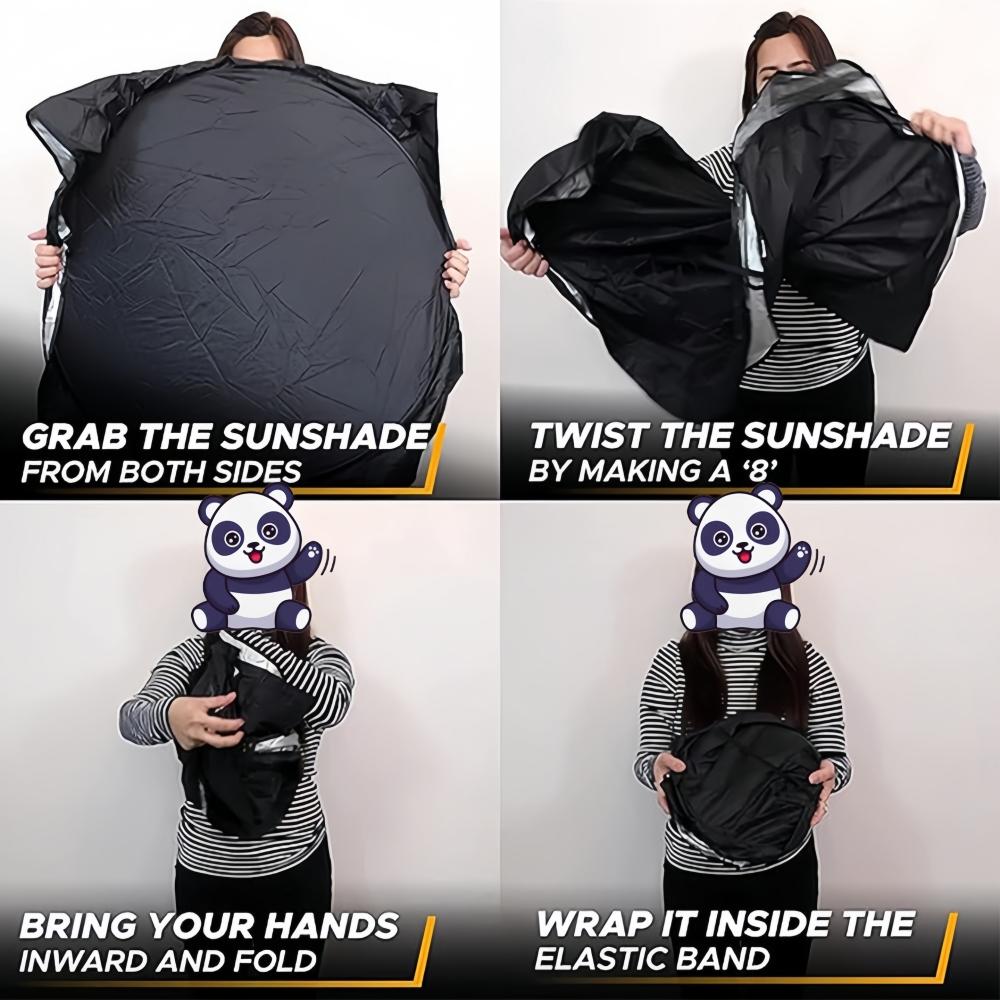Car Window Sunshade Cover Sun Shade Windshield Visor Protector Windscreen Folding Auto UV Protection Curtain Styling Accessories