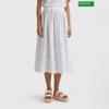 Benetton Gelochter bestickter Rock 3s 46azd001j