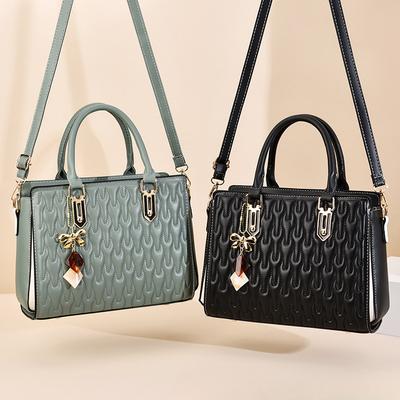 Dame Stor Veske Vår og Sommer Ny Atmosfære med Middelaldrende Kvinneveske Mammaveske Mote Skulderveske Tide