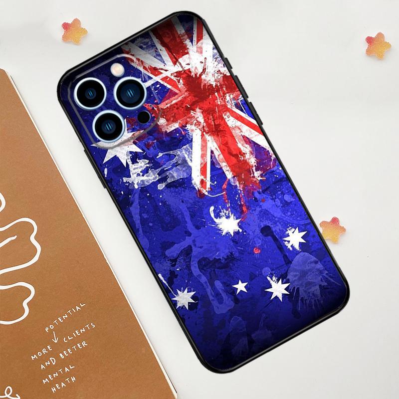 Australia Flag Case For iPhone 15 16 14 13 12 11 Pro Max Plus X XR XS 12 13 Mini Cover Accessories