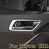 Stainless Steel 4 Pcs Car Interior Door Handle Trim Car Inner Door Bowl Sticker for Toyota C-HR CHR 2016 - 2018 Auto Accessories