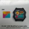 For AE1200 DiY Watch Dial Faceplates Snowflake Texture Japanese Copper Royale Mod High Quality 3299 Movement Modification 3