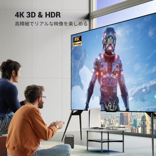 UGREEN HDMI Switcher HDMI Selector 2 Input 1 Output Bidirectional 4K 60Hz HDCP 2.2/HDMI 2.0 [Integrated HDMI Cable] Manual No Power Supply Required Co