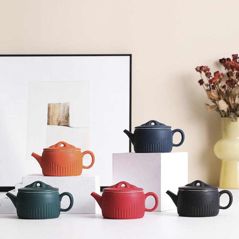 Business small gift ceramic kung fu tea set printing company anniversary gift to customers Mid-Autumn Festival gift
