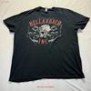 Hellanbach Totenkopf Biker Schwarz T-Shirt 3XL Ride Till You Die Grafik-T-Shirt Anvil Vintage Atmungsaktiv Weich Vielseitig