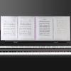 Sheet music A4 4 holds 6 lesson sheet digital piano accessory file, size, pages, writable, non-reflective, sheets, 4-page layout, file, cover, music,