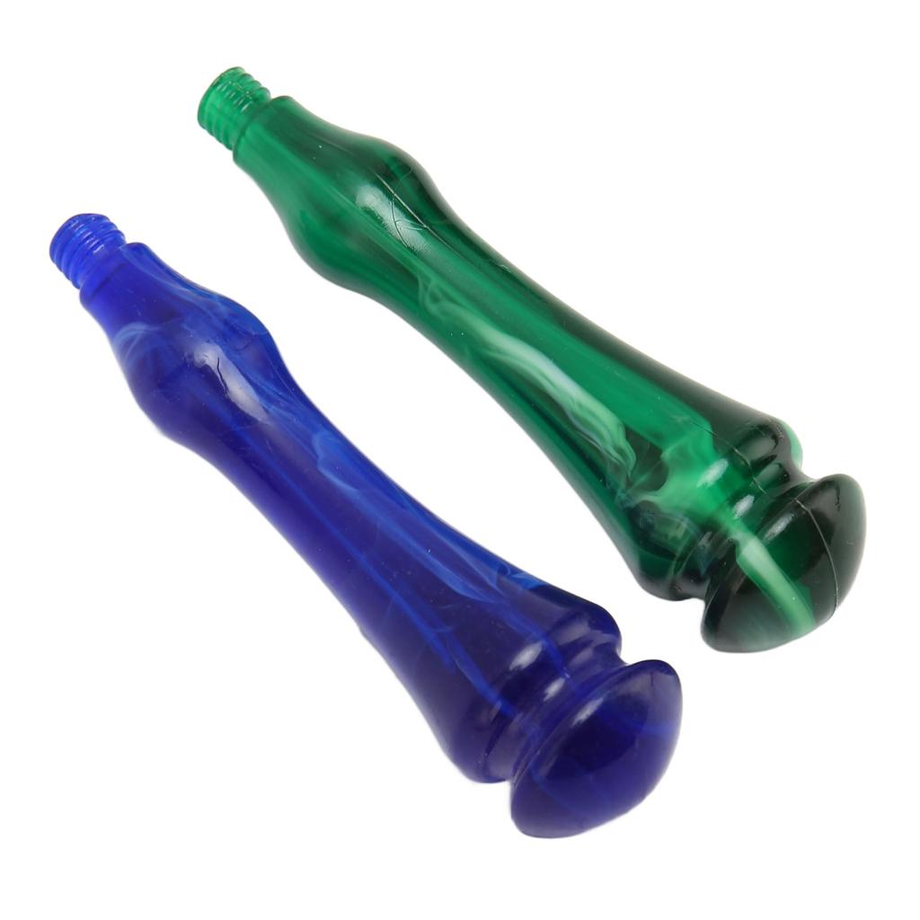 2pcs Stamp Handle Replacement Smoothly Polished Ergonomic Resin Wax Sealing Handle with Handle Screw