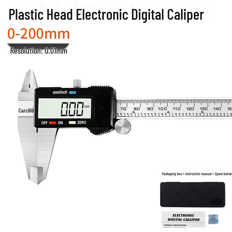 Electronic Digital Vernier Caliper: High-Precision Industrial-Grade Measuring Tool for Depth and Height