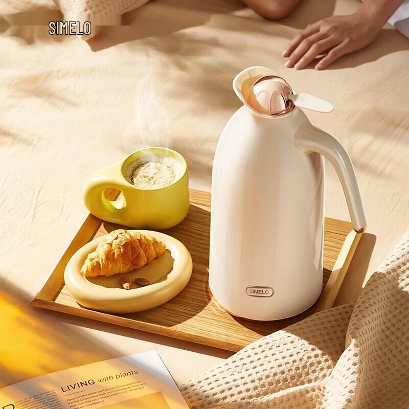 Shimeile 1.9L Air Pressure Thermal Flask with Thermometer