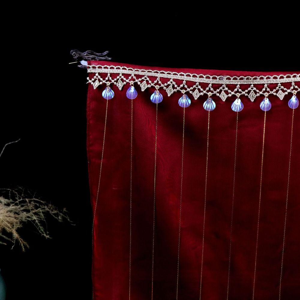 Mesh Sunscreen Mask Tassel Face Covering Gauze Classical Hanfu Face Veil  Ladies