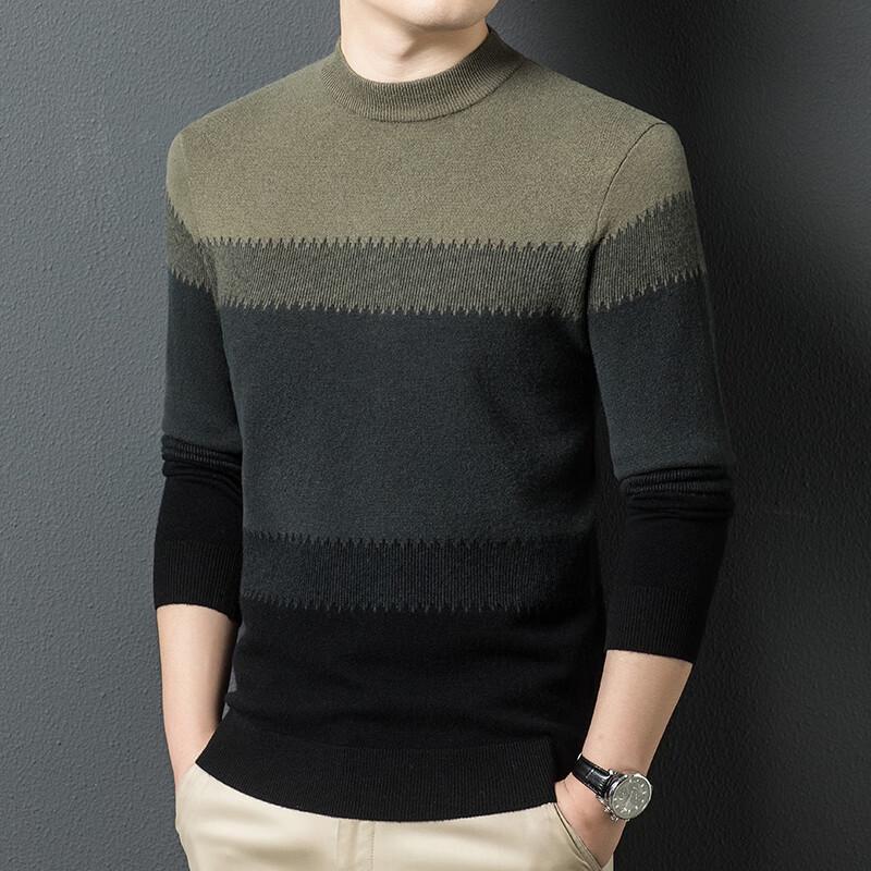 Eleteen Men's 100% Merino Wool Warm Sweater