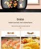 Ceramic Casserole Gift Set: High-Temperature Resistant Soup and Stew Pot for Dry Burning Gas Stoves.