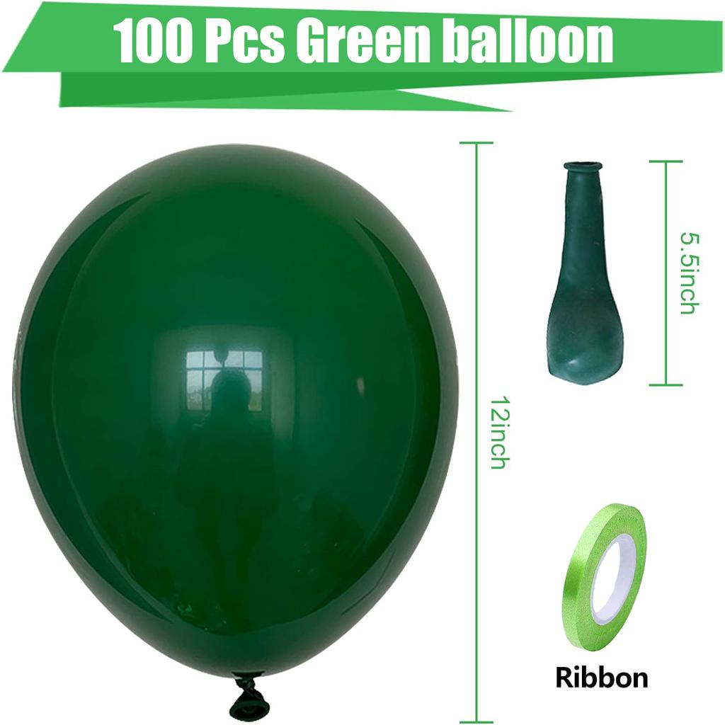 100PCS multi-color latex balloon set suitable for birthday parties, weddings, Valentine's Day party decoration