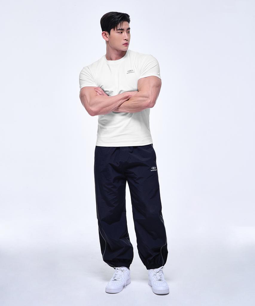 BORN TO WIN [2 Pack] Essential Pack Muscle Fit T-Shirts [Black White]