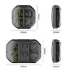6 Grids Pill Storage Box Travel Medicines Storage Box Drug Separation  4 Grids Mini Portable Organizer Container With Seal Ring