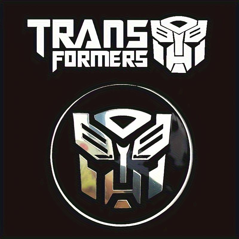 Transformers Upright Car Human Car Hub Cover Stickers | Aluminum, Self-adhesive, Universally Applicable, Ideal for Daily Gifts