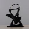 Nordic Art Dancing Couple Resin Figure Ornaments Figurines Home Decoration Accessories for Living Room Ornaments for Home Decor