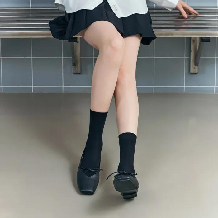 [2SET] [Banana Sisters] Dove Basic Stocking Socks 3 Colors