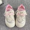 Dopamine bow big head board shoes, new platform bread shoes in spring