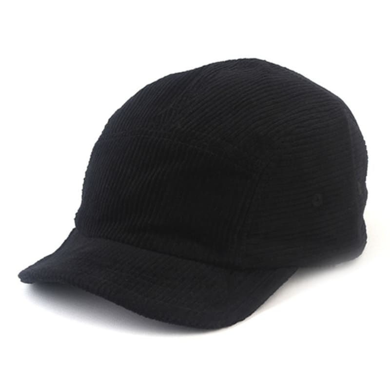 Universal Chemistry Wire Corduroy Black Campcap - Big Size Camp Cap