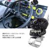 Skull Steering Wheel Knob Spinner Suicide Power Handle for Car Truck Tractor Boat (Black)