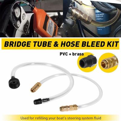 Kit de Sangria 2 Peças Kit de Enchimento de Óleo Para Sistemas de Direção Hidráulica Seastar Mangueira de Ligação Acessório para Barco Marinho Iate Reparo O2G9