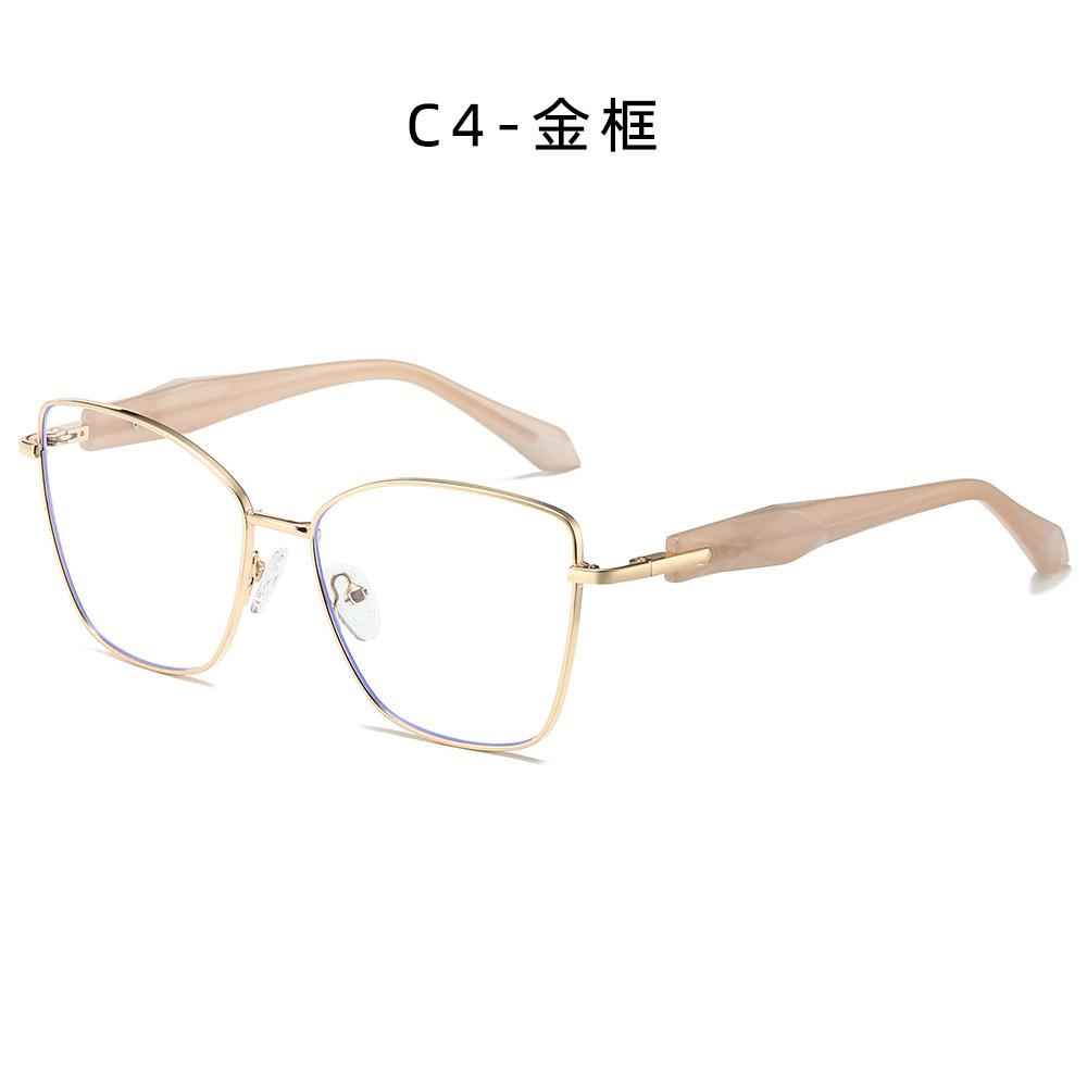 

Anti Blue Light Prescription Glasses Minus -1 -2.5 -4 -6 Myopia Women s Glasses Metal Frame Luxury Cat Eye Glasses Oculos 0